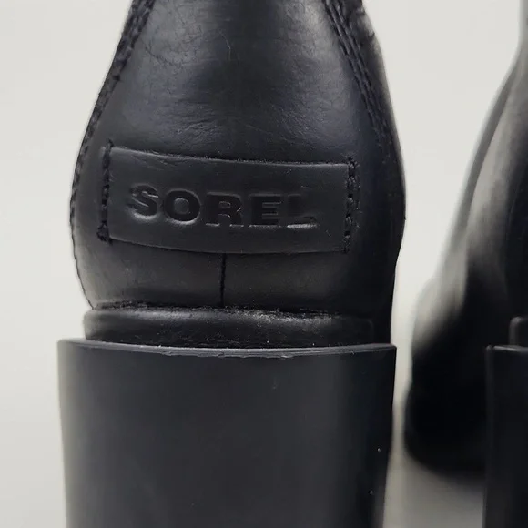 Sorel Blake Chelsea Heel Boots Waterproof Black Size 7.5 - Picture 8 of 12